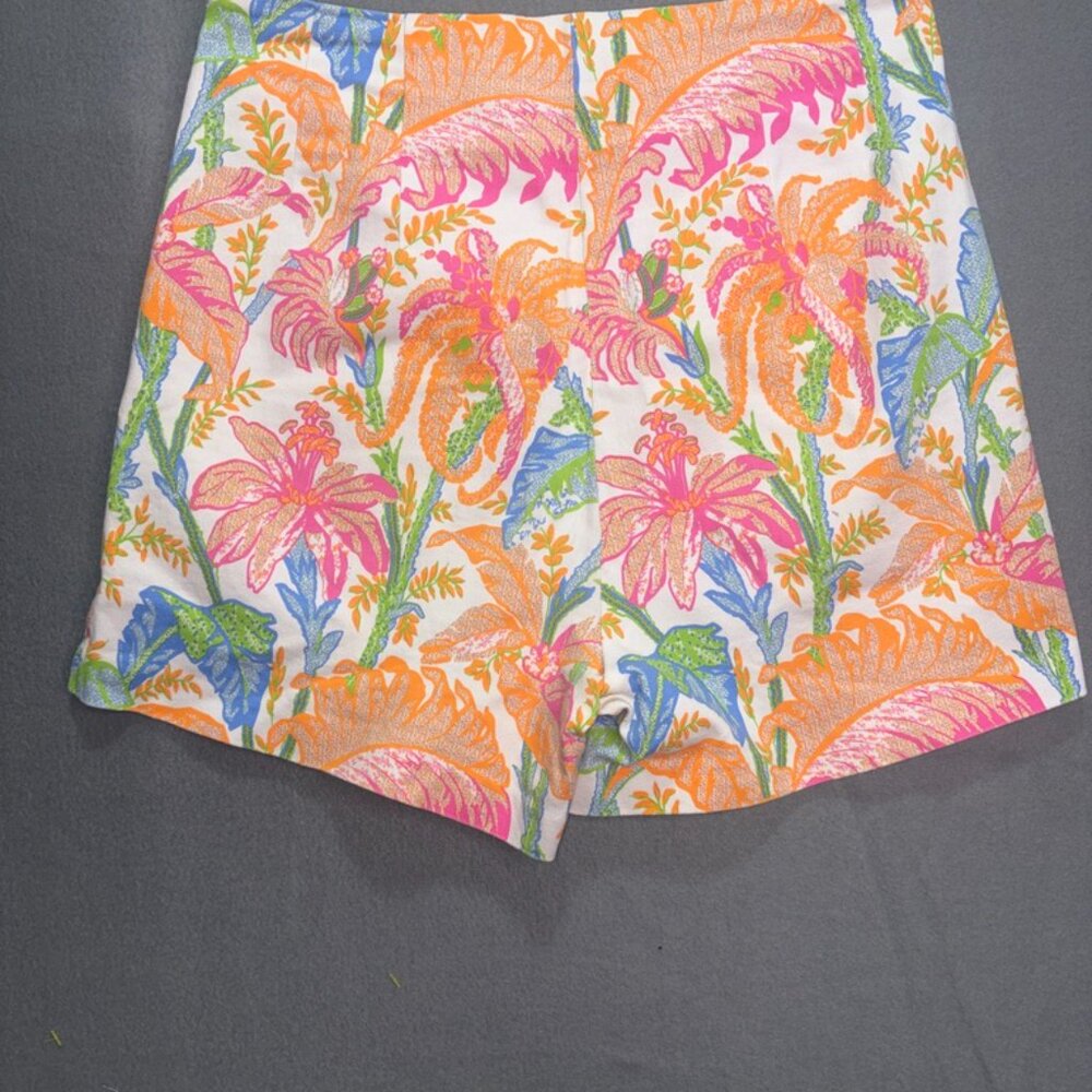 Gretchen Scott Designs Tropical Floral Multicolor Women’s Shorts - Picture 3 of 9